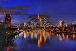 Ein Winterabend in Frankfurt am Main
